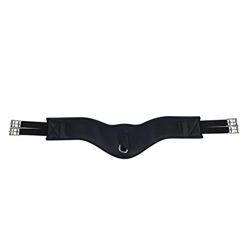 【中古】【未使用・未開封品】(カレッジエイト) Collegiate 馬用 アナトミックガース 腹帯 馬具 乗馬 ホースライディング (115cm/46インチ) (ブラック)