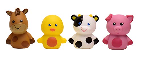 【中古】【未使用・未開封品】新しい。Magic年ファーム動物4?Finger Puppets。4つの優しい動物Include 1馬、1アヒル、1?Pig and 1?Cow。