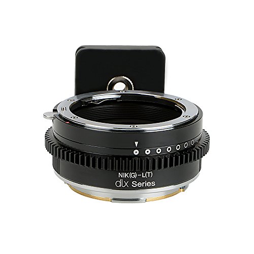 【中古】【未使用・未開封品】Fotodiox DLX Lens Mount Adapter Compatible with Nikon F-mount G-Type Lenses to Leica L-Mount Cameras
