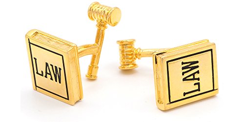 【中古】【未当て嵌める・未開封品】J。J。Weston Law Book And Gavel Cufflinks。Made In The USA