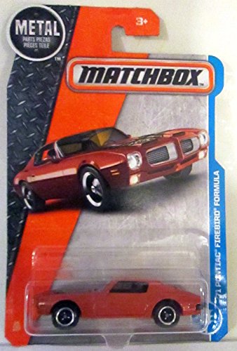 【中古】【未使用・未開封品】Matchbox 2017 MBX アドベンチャーシティ '71 ポンティアック ファイヤーバード フォーミュラ 25/125 オレンジ｜AJIMURA-SHOP