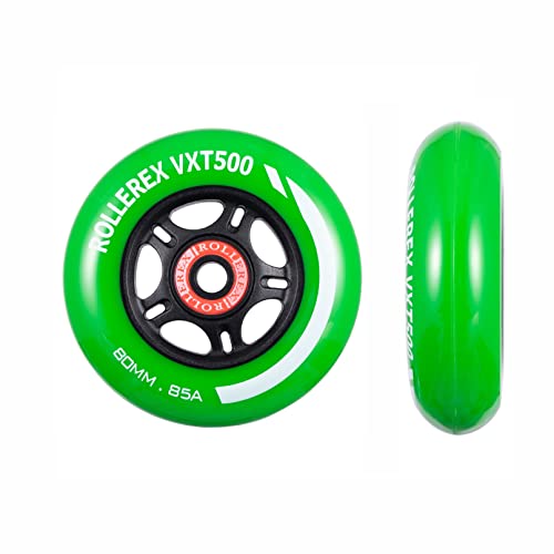 【中古】【未当て嵌める・未開封品】rollerexインライン滑る/Rollerblade車輪vxt500?80?粍 (8?- Packまたは2?- Packまたは2車輪W/ベアリング、スペーサー座金)