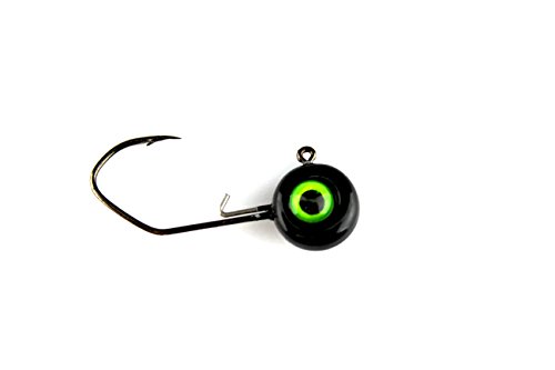 【中古】【未使用・未開封品】Jenko Slasher Crappie ジグヘッド ブラック 1/32オンス
