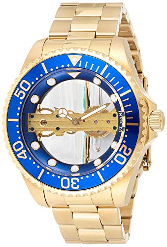 【中古】【未使用・未開封品】Invicta Men's 24695 Pro Diver Mechanical Multifunction Blue Dial Watch