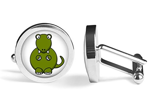 【中古】【未当てはめる・未開封品】T - Rex恐竜Cufflinks ( Angled Edition )