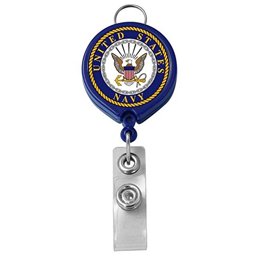 【中古】【未使用・未開封品】US Navy格納式バッジホルダー、アンカー｜AJIMURA-SHOP