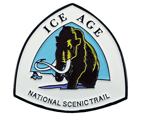 【中古】【未使用・未開封品】Ice Age National Scenic Trail 1インチエナメルピン