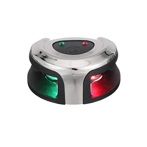 【中古】【未使用・未開封品】Bi-colour Lights - Yes - Black, White ATTWOOD LightArmor Deck Mount Navigation Lights