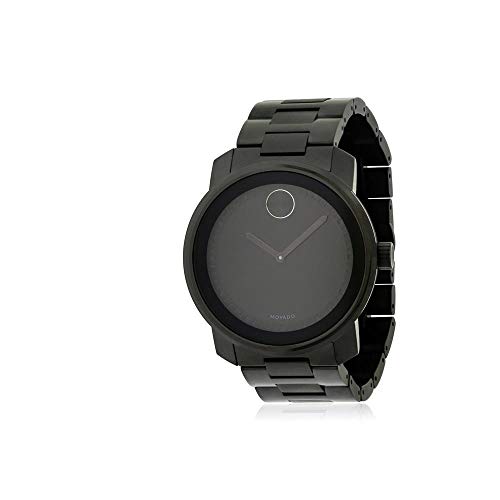【中古】【未当てはめる・未開封品】Movado 3600471 甲斐甲斐しいな黒いこと文字盤 ステンレス鋼スチール写真 メンズウォッチ