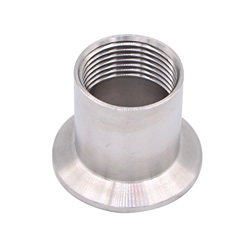 【中古】【未使用・未開封品】Dernord衛生メスねじパイプ継手を1.5インチTri Clamp od 50.5?MMフェルール Pipe Size: 1\