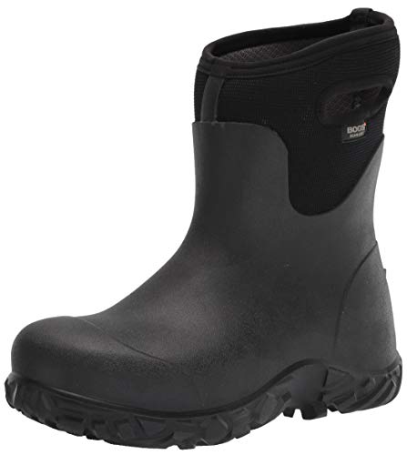 【中古】【未当て嵌める・未開封品】Bogs Men\u0027s Workman Waterproof Work Boot Composite Toe Black 8 D