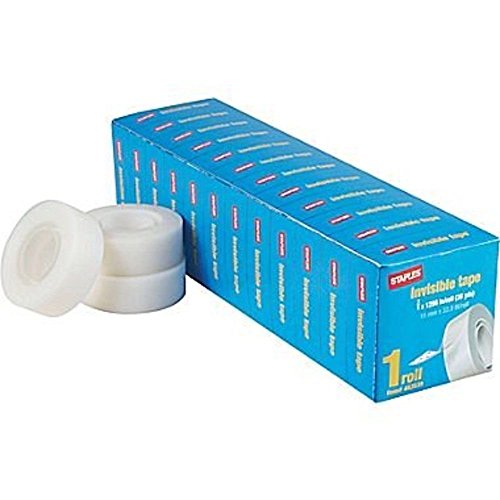 【中古】【未当て嵌める・未開封品】Staples インビジブルテープ (144渦巻形)