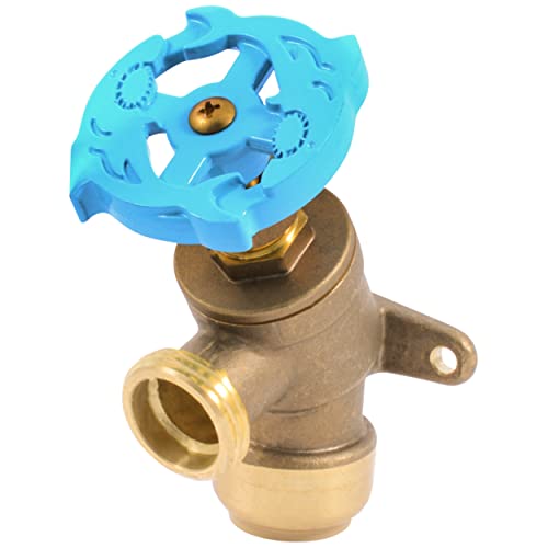 【中古】【未当て嵌める・未開封品】SharkBite 3/4in x 3/4in MHT 庭園弁膜 マルチ折りかえし うしろ押し繋ぎ合わせる金管楽器配管工業あと取り PEX配管 銅 CPVC PE-RT HDPE 24623LF