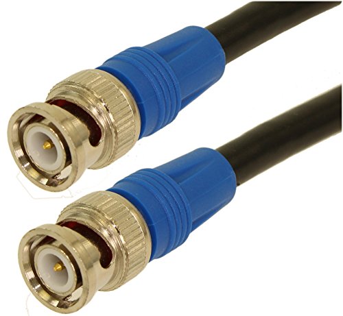 【中古】【未当て嵌める・未開封品】mycablemart 250?フィート 6?g-sdi ( 4?K )、BNC同軸有線テレビrg6?/ 18awg牡to牡、Ｎｉメッキ