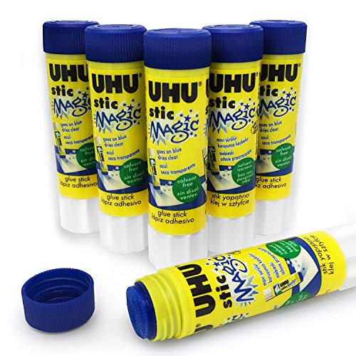 【中古】【未使用・未開封品】UHU Stic Magic Glue Stick - Pack of 6-8.2g - Solvent Free - 3000688