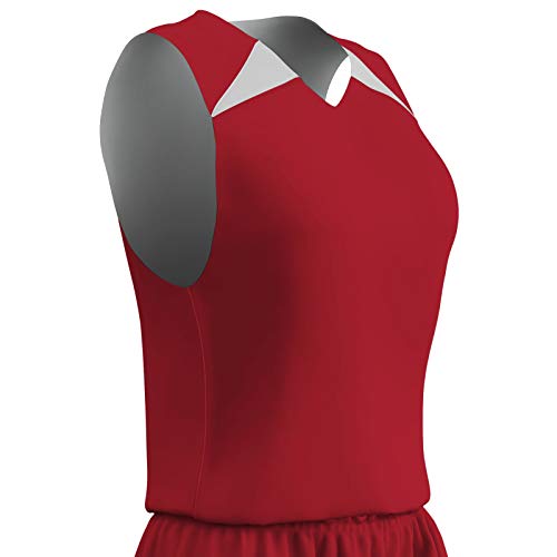 【中古】【未当て嵌める・未開封品】ChamproレディースDri Gear Pro Plusリバーシブルバスケットボールジャージー 3L