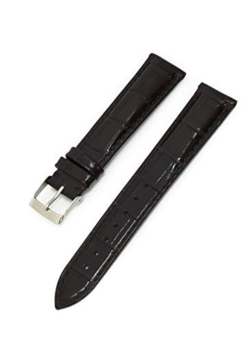 【中古】【未使用・未開封品】CASSIS[カシス] カーフ 時計ベルト 裏面防水 MULHOUSE ミュールズ 18mm ダークブラウン 交換用工具付き U0040656034018