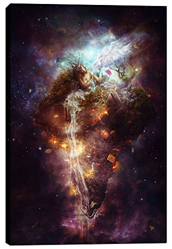 【中古】【未使用・未開封品】Cortesiホーム「共感」by Mario Sanchez Nevado、Gicleeキャンバス壁アート 18\