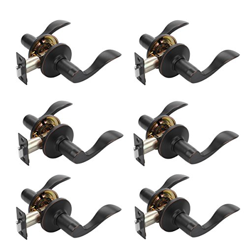 【中古】【未当て嵌める・未開封品】Dynasty Hardware HER-82-12P ヘリテージレバーパッセージセット エイジドオイルラブドブロンズ コントラクターパック(6容器に並べる)
