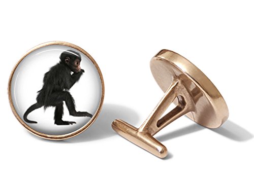 【中古】【未当て嵌める・未開封品】Monkey Cufflinksキュート霊長類Cuff Links (益荒男Bonze )