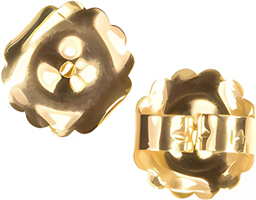 【中古】【未使用・未開封品】14K ゴールド ジャンボピアス バック プレミアム 特大スワール 10mm 1組|AJIMURA-SHOP