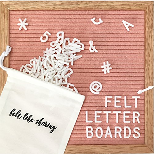 【中古】【未使用・未開封品】フェルトレターボード10?x 10インチ。Changeableレターボードは300プラスチックLetters &オークフレーム。 オレンジ