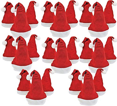 【中古】【未使用・未開封品】Bottles N Bags 24個パック フェルトサンタハット ホリデー オフィス パーティー お祝い クリスマス 写真