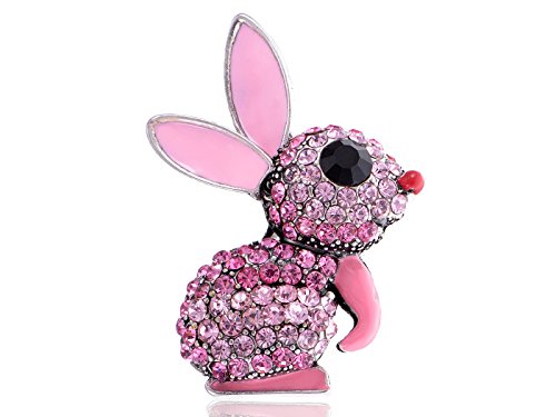 【中古】【未使用・未開封品】アリラン手塗りホットネオンピンクエナメルSpeedracer Bunny Rabbitクリスタルラインストーンリング｜AJIMURA-SHOP
