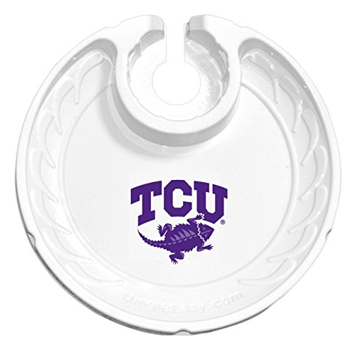 【中古】【未使用・未開封品】NCAA TCU ホーンドフロッグ ファンプレート ホワイト ワンサイズ