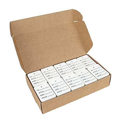 【中古】【未使用・未開封品】1000個 値札 洋服サイズタグ クーポンタグ メイキングタグ ストアタグ 衣類タグ 1.95インチ X 1.37インチ 絶妙なボックスパッケージ (ホワイト)｜AJIMURA-SHOP