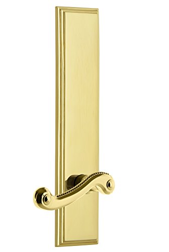 【中古】【未使用・未開封品】Grandeur 836636 Hardware Carre トールプレートニューポートレバー ダブルダミー 光沢真鍮