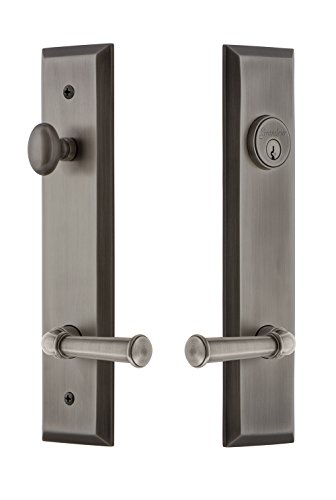 【中古】【未使用・未開封品】Grandeur Hardware 841582 Fifth Avenue トールプレート コンプリートエントリーセット ジョージタウンレバー付き バックセットサイズ - 2.75イ