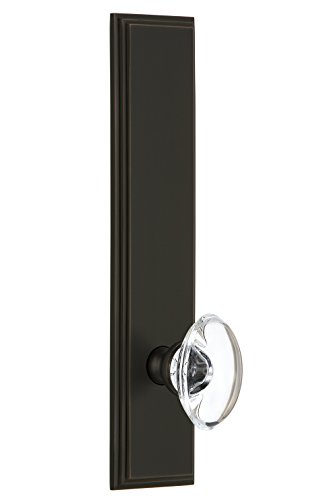 【中古】【未使用・未開封品】Grandeur 815395 Hardware Carre' Tall Plate Privacy プロヴァンスノブ付き タイムレスブロンズ バックセットサイズ 2.75インチ 右利き|AJIMURA-SHOP