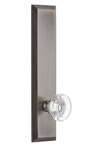 【中古】【未使用・未開封品】Grandeur 803142 ハードウェア Fifth Avenue トールプレート ボルドーノブ Right-Handed Privacy - 2.375\" Backset 803267 1