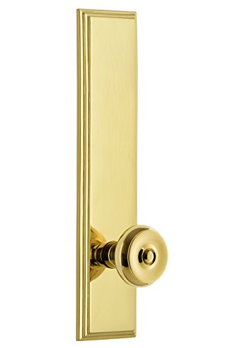 【中古】【未使用・未開封品】Grandeur 836538 金具 Carre トールプレートブートンノブ Passage - 2.75\" Backset 835825 1
