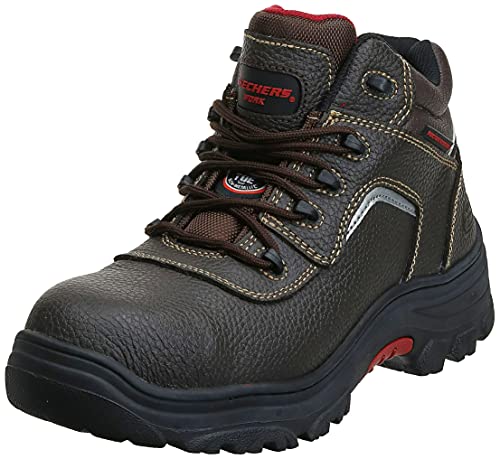 【中古】【未使用・未開封品】Skechers メンズ バーガンディ-ソーダー インダストリアルブーツ US サイズ: 9 カラー: ブラウン