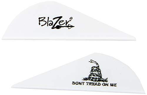 【中古】【未使用・未開封品】Bohning Blazer Vanes Don't Tread On Me 2インチ - ホワイト (100パック)