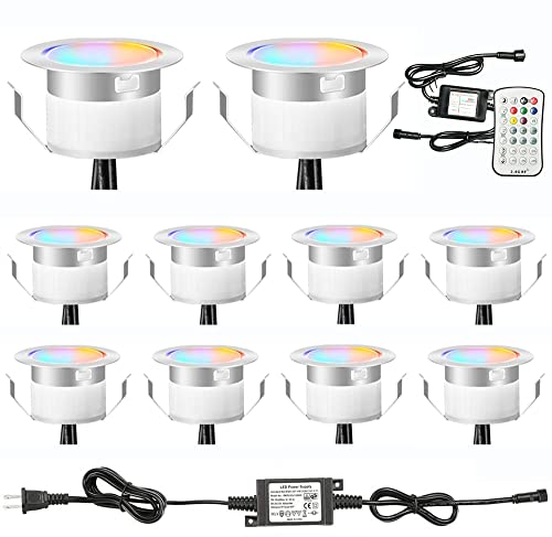 【中古】【未当てはめる・未開封品】FVTLED 低起電力LED甲板ともし火一揃いの道具 RGB \u0026 ウォーム白いこと ステンレス鋼スチール写真 雨合羽 アウトドア 見晴らし 庭 庭 中庭 足つき 飾りつけ ラ