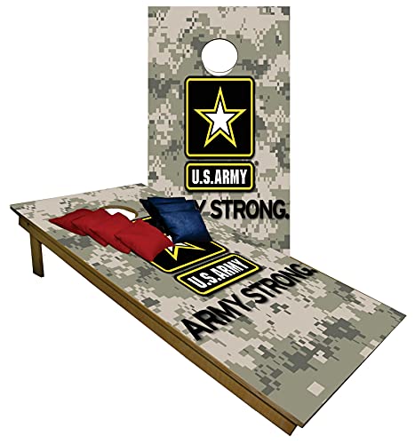【中古】【未使用・未開封品】Army Strong Us Troops Cornhole Beanbag Toss GameゲームボードセットWバッグ990｜AJIMURA-SHOP