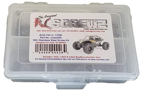 【中古】【未使用・未開封品】AXI026 - Axial Racing Yeti Jr. 1/18th (AX90054) ステンレススチールねじキット