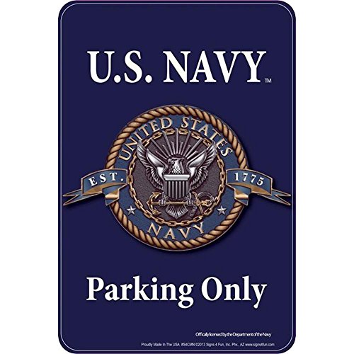 【中古】【未当て嵌める・未開封品】Signs 4?Fun s4cmn US Navy Smallパーキング場知らせ その他-家電