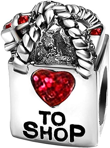 【中古】【未使用・未開封品】T50Jewelry To Shop ラブハート 母の日 レッド 誕生石チャーム ブレスレット 妻 姉妹 お母さん クリスマスギフト