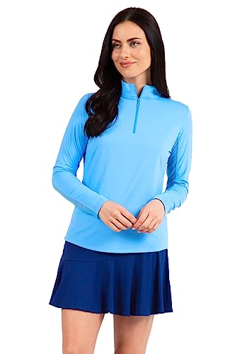 【中古】【未当て嵌める・未開封品】IBKUL SHIRT レディース US 大きさ: XL 色つや: 青み