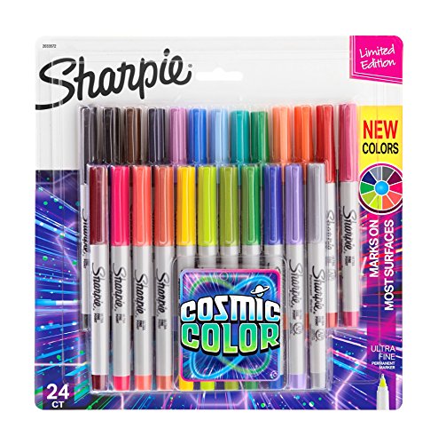 【中古】【未当て嵌める・未開封品】Sharpie Cosmic Color Ultra Fine Point Markers 24/Pkg-2033572