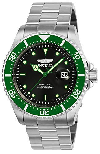 【中古】【未当て嵌める・未開封品】Invicta Pro Diverブラックダイヤルメンズ時辰儀25714 その他-靴