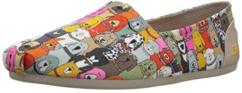 【中古】【未使用・未開封品】Skechers BOBS Women's Plush-Wag Party Ballet Flat, Multi, 7 W US｜AJIMURA-SHOP