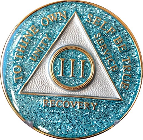 【中古】【未使用・未開封品】3年AA Medallion Aqua Glitter tri-plate Bling Blingチップ