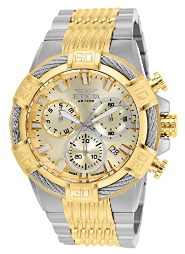 【中古】【未当てはめる・未開封品】Invicta Men\u0027s \u0027Bolt\u0027 Quartz Stainless Steel Casual Watch, Color:Two Tone (Model: 25864)
