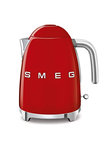 【中古】【未当て嵌める・未開封品】Smeg KLF03RDUS 50\u0027s Retro Style Aesthetic Electric Kettle, Red
