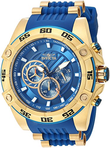 【中古】【未当てはめる・未開封品】Invicta Men\u0027s 25508 Speedway Quartz Chronograph Blue Dial Watch